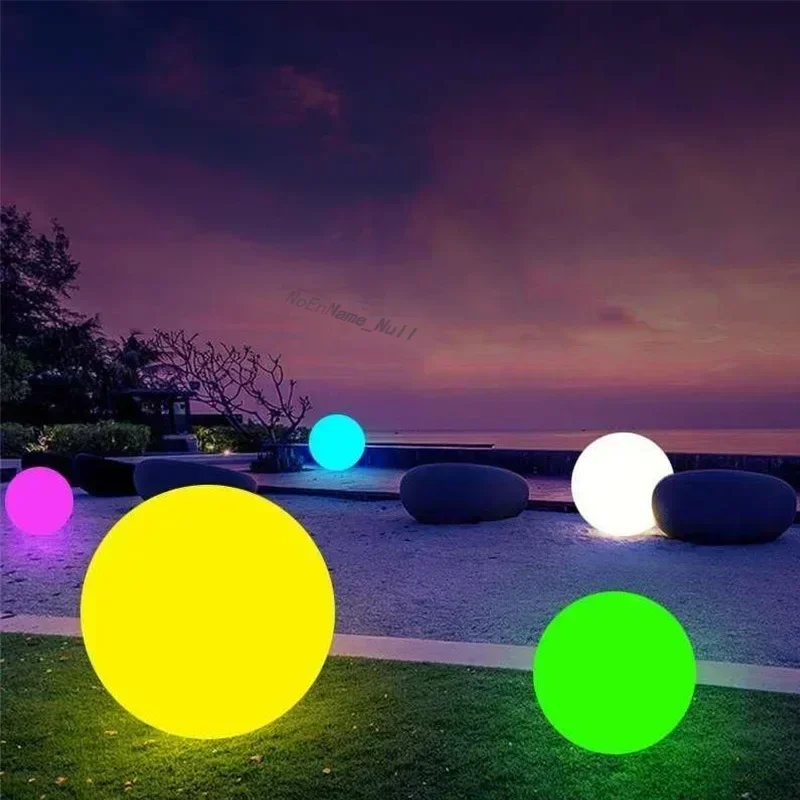 Водоустойчива Led Градински топка за озеленяване осветление Deco Jardin Exterieur Градинска парти Сватбена бар Плаващи градински лампи Piscina