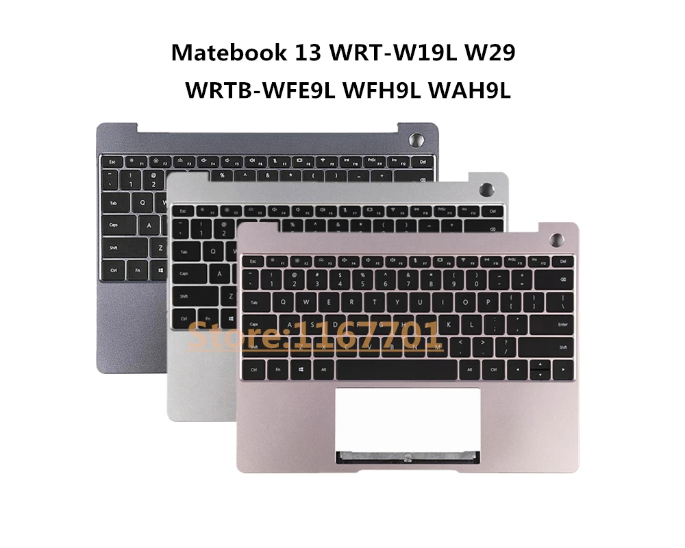 Нов лаптоп US/EU/GR/SP/BG/UA/TH/FR/BE Калъф за клавиатура с подсветка/Тъчпад под формата на Миди, За Huawei Matebook 13 WRTB-WFE9L WFH9L WAH9L