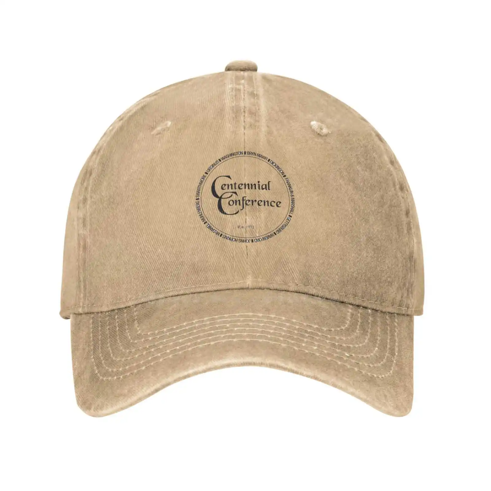 Графична шапка с логото на Centennial Conference, дънкови и ежедневни шапка, вязаная капачка, бейзболна шапка