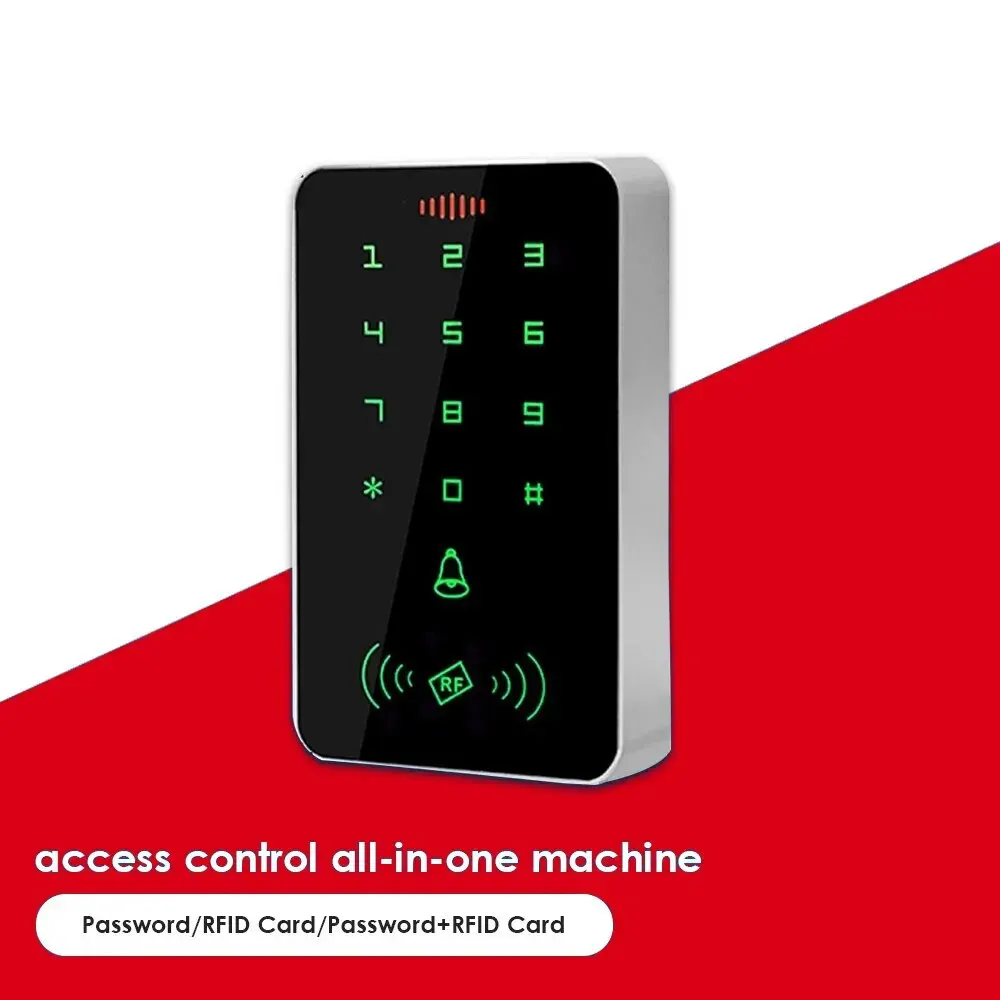 IP67 Водоустойчива клавиатура за контрол на достъп, RFID 125 khz Контролер за достъп със сензорен екран Интелигентна електронна система за заключване на вратите Четец Wiegand
