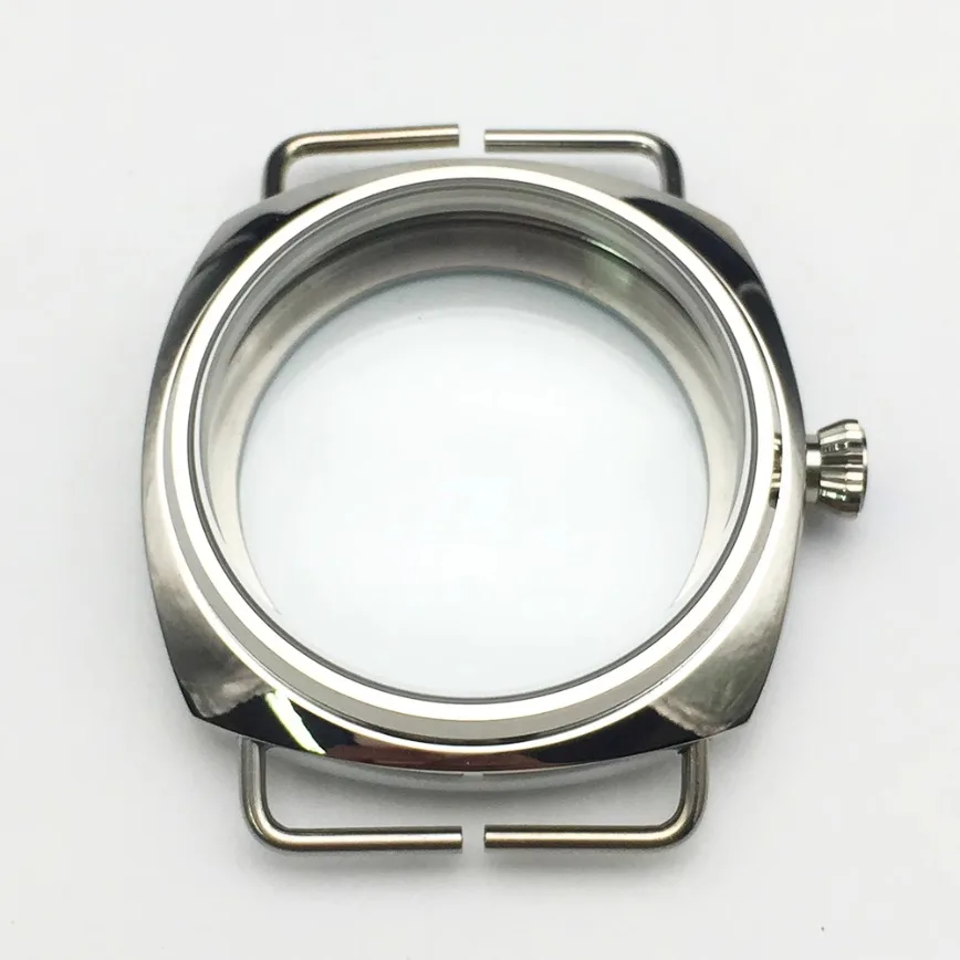 Аксесоари за часовници Корпус от неръждаема стомана 45 mm Минерално стъкло за ръчен механизъм ST3600/ETA6497/6498