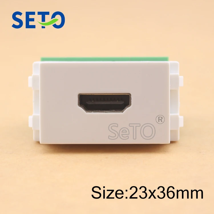 Мрежова HDMI конектор тип SeTo 128, без заваряване конектор Keystone за контакта