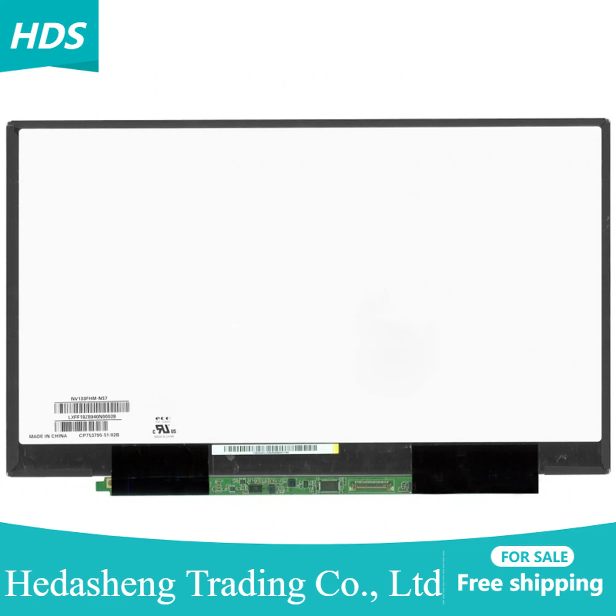 NV133FHM-N57 13,3-инчов 1920x1080 IPS FHD 30 контакти EDP Контраст 800: 1 60 Hz Матиран LCD екрана без докосване на екрана