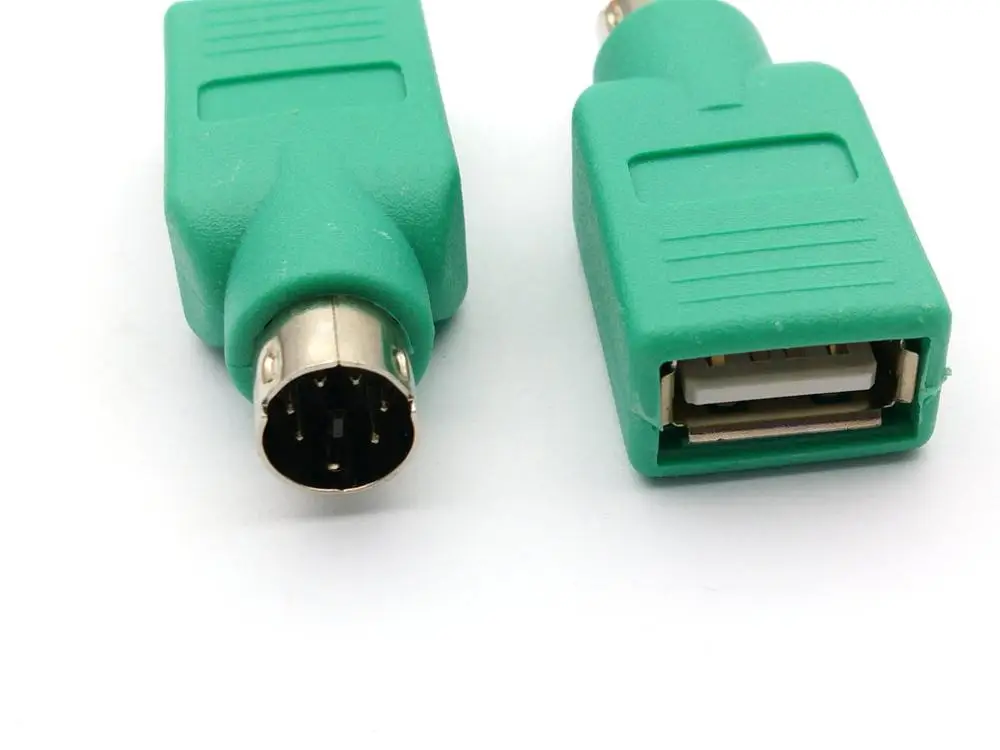 20PCS /50ШТ Адаптер с конектор USB 2.0 за свързване на кабел-6-пинов MINI DIN за PS2