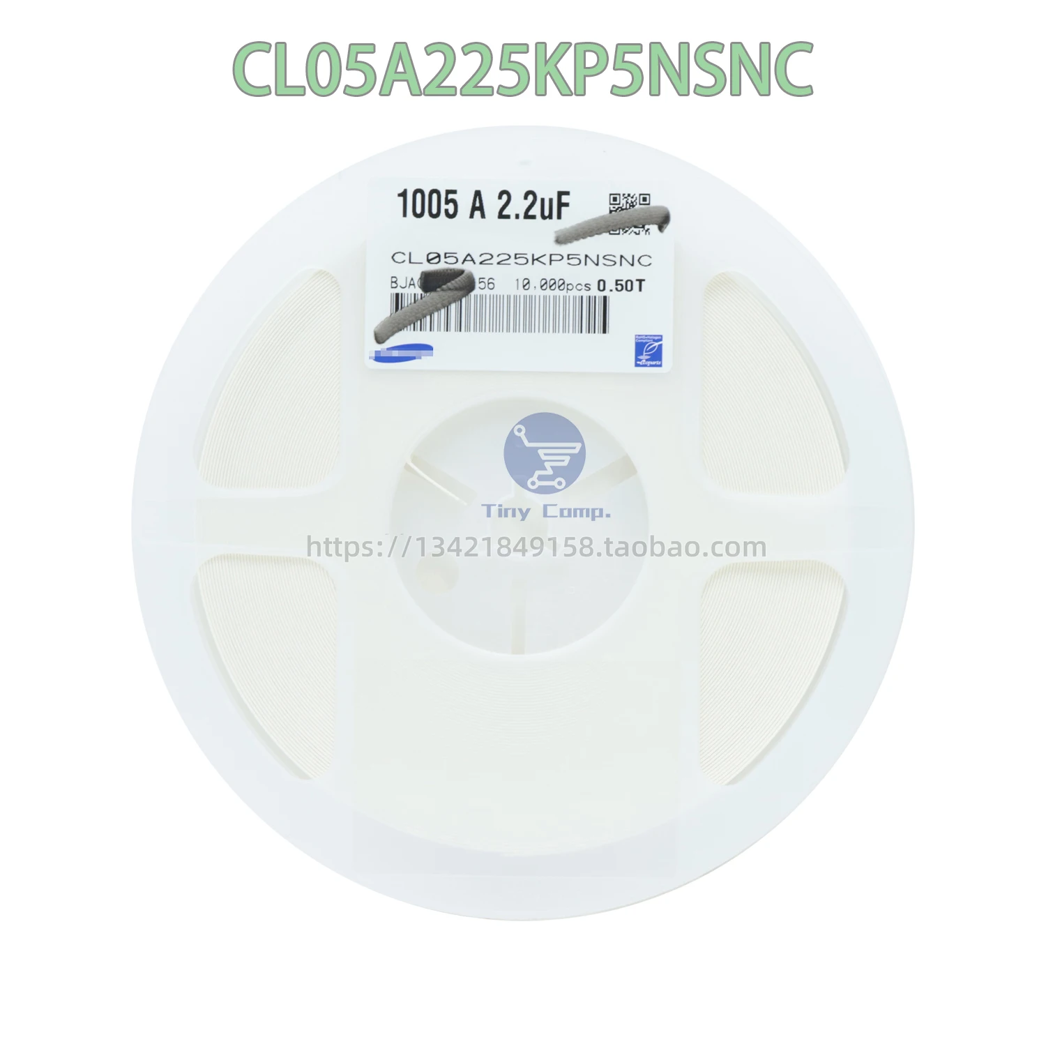 20PCS Керамичен кондензатор с чип 0402 CL05A225KP5NSNC 2,2 на icf (225) - ±10% 10V X5R