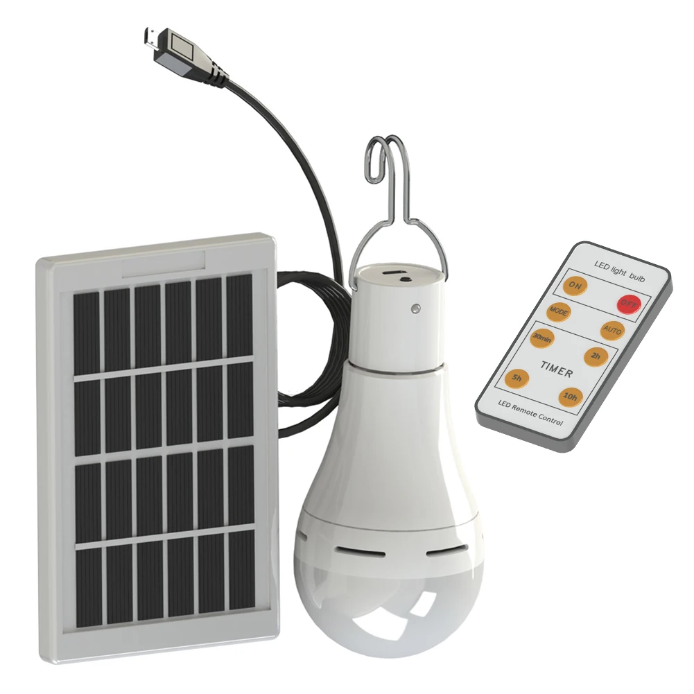 5 Режима на 20 COB LED Слънчева Светлина USB Акумулаторна Електрическа Лампа за Къмпинг на открито, Туризъм, Окачена Лампа За Пикник