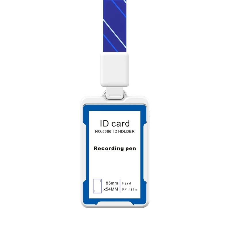 Диктофон Pendaison ID Card, 4-64 GB Цифров Професионален USB-Активируемый Звукозаписывающий Диктофон С Шумопотискане, Mp3 Плейър
