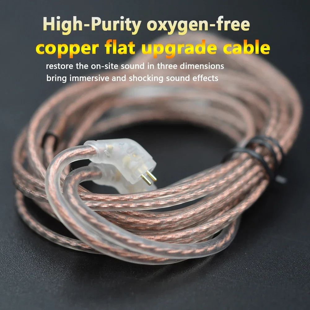 Бескислородный усукани медни кабели слушалки за аксесоари за слушалки KZ/CCA