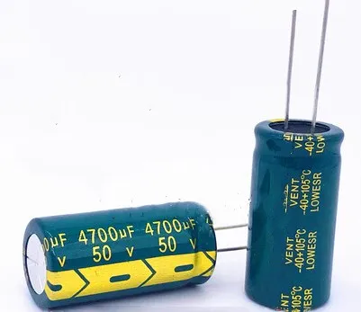 100шт-20pcs 4700 icf 50 В 18*35 мм Електролитни кондензатори 50 В 4700 icf Качествени Електролитни кондензатори 105 градуса по Целзий